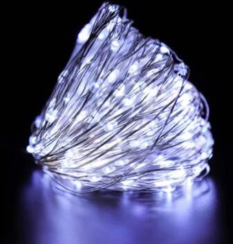 Youfap Market LED String Lights, Led Copper Wire, Fairy Lights Waterproof, DIY Wedding Party Decor, Christmas Decoration Garland white 3m