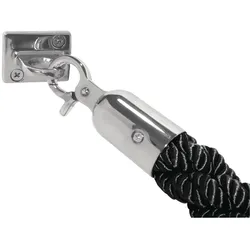Bolero geflochtene Absperrkordel 1,5m schwarz