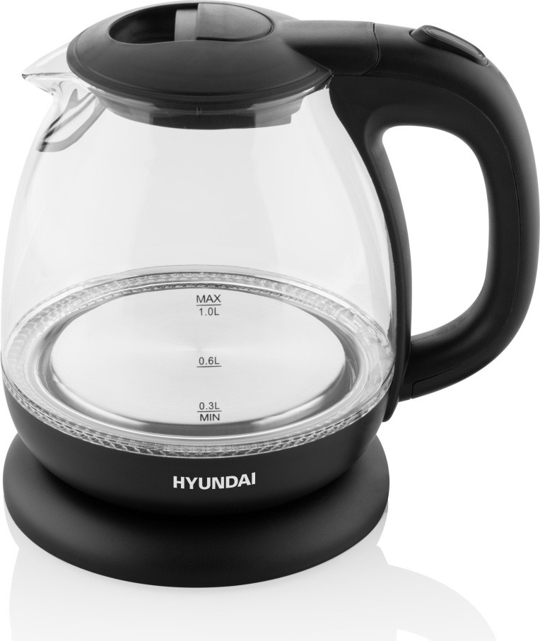 Hyundai glazen waterkoker VK 101, 1,0 liter, 1100 watt