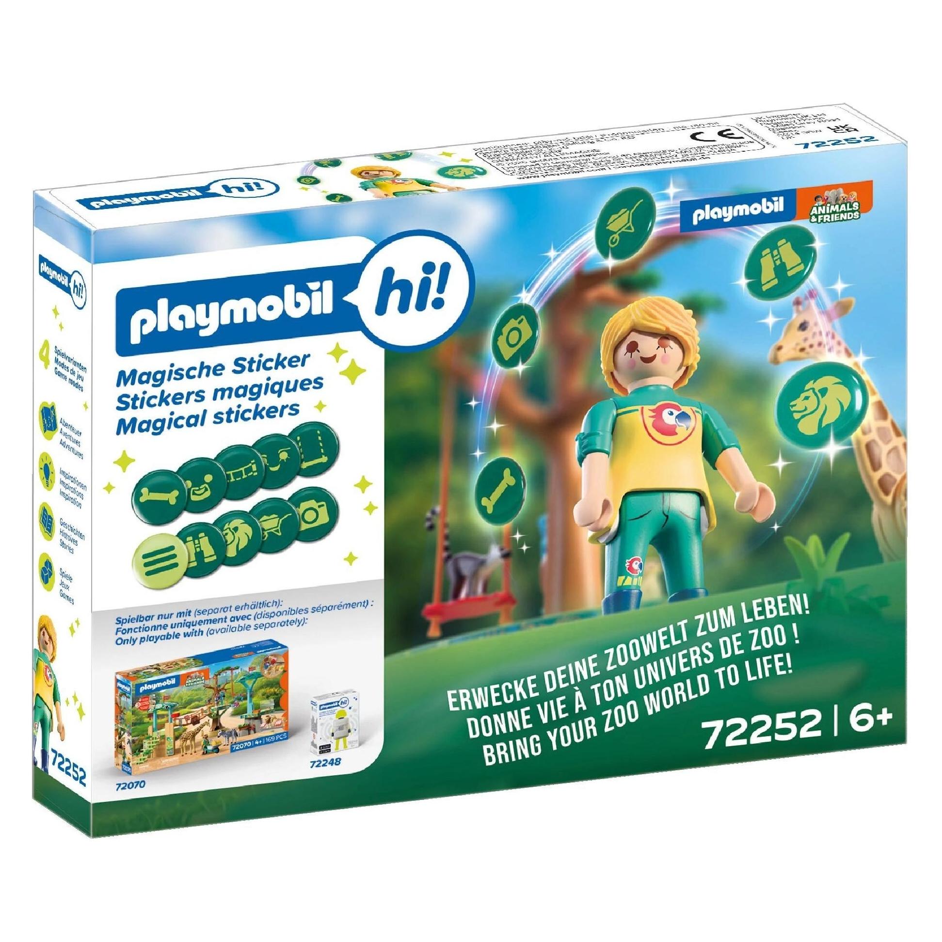 Playmobil Magische Sticker "Zoo 72070" (72070) (72252)