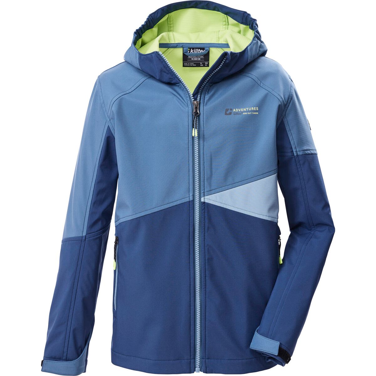 killtec KOS 142 Boys Softshell Jacket taubenblau (00839) 164 44087-000-00839-164