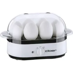 Cloer Eierkocher 6081 Eierkocher Weiss-Schwarz