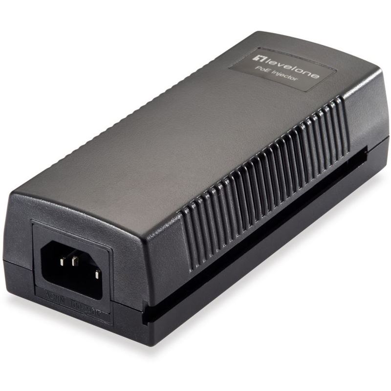 LevelOne PoE-Injektor GB 2x 2.5Gbps PSE 60W schwarz