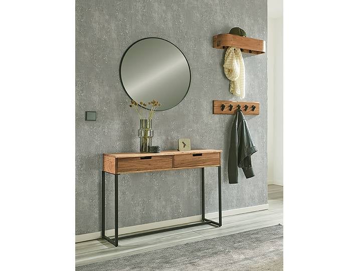 Porte-manteaux mural Knenes 60cm Marron