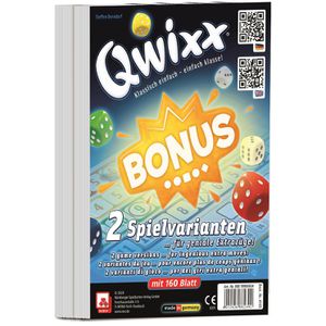 NSV Spielblock 4105, Qwixx Bonus, 2 Stück, ab 8 Jahre, 11 x 15cm, je 80 Blatt
