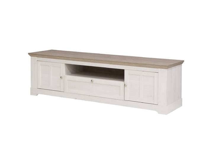 TV - Lowboard Schneeeiche 205 cm - Landhausstil - ILOPPA