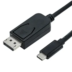 ROLINE USB Typ C - DisplayPort Adapterkabel, v1.2, ST/ST, 1 m