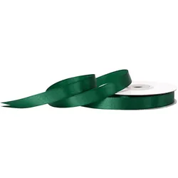 Creativery 12mm Satinband 25m Schleifenband Geschenkband Stoffband Bastelband Dunkelgrün
