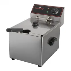 Pujadas Professionelle Fritteuse zum Aufstellen Inox 8 Liter