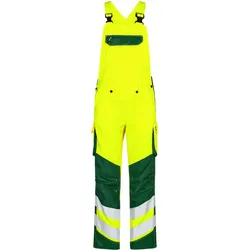 Warnschutz Latzhose "3545-319" Safety leicht Kl. 2 - 70 - gelb/grün