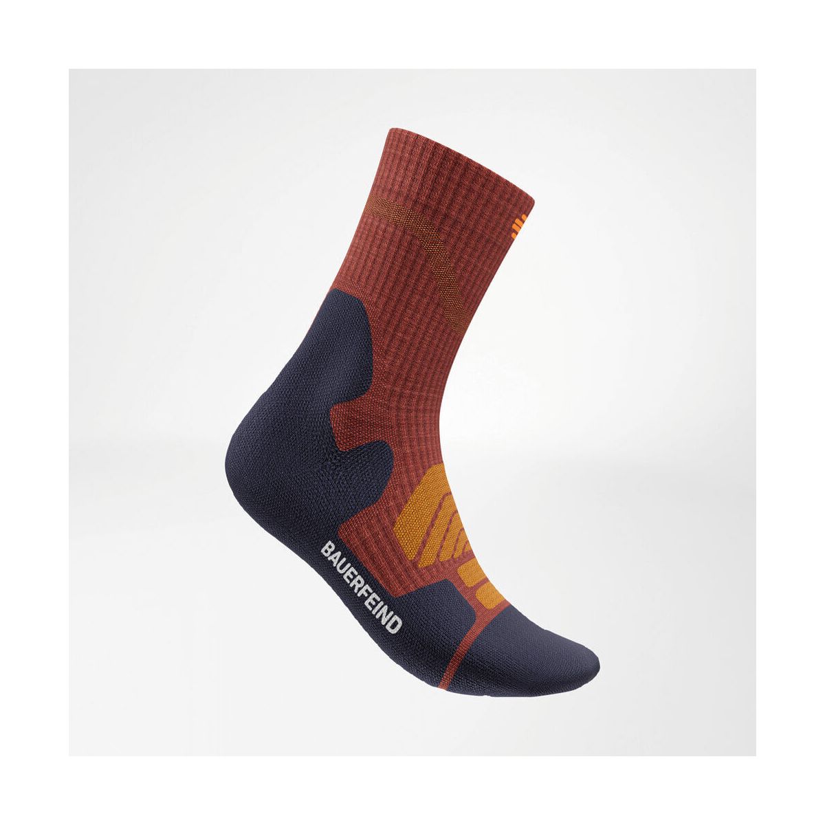 Bauerfeind Outdoor Merino Midcutsocks Men granat (GRANAT) 46-49 70001013