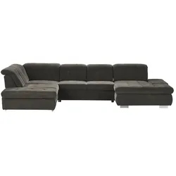 Kollektion Kraft Wohnlandschaft mit verschiedenen Funktionen Spencer ¦ grau ¦ Maße (cm): B: 382 H: 102 T: 260.0