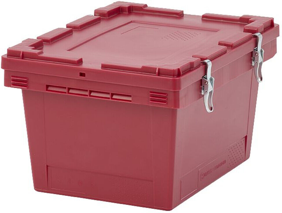 Bito Mehrwegbehälter Gefahrenstoffe L 410 mm x B 310 mm x H 238 mm rot (18653)