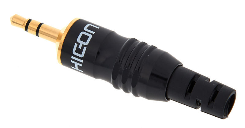 Hicon HI-J35S02 Mini Jack Plug nero