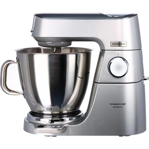 Kenwood Küchenmaschine KVL 85.594SI Titanium Chef, Baker XL, 1200W, mit Fleischwolf, 7 Liter, silber