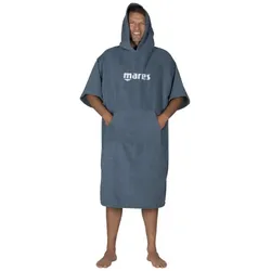 Mares Ascent Poncho unisex-Umziehponcho blau