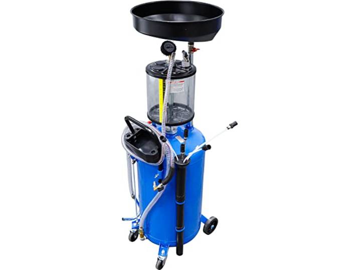 BGS 7003 Druckluft-Öl-Absauggerät Altöl-Aufnahmebehälter 80 l