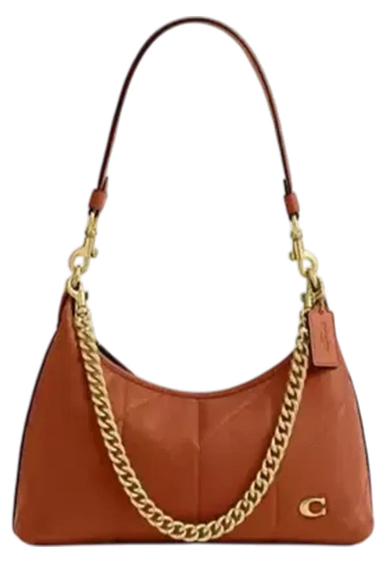 Damenhandtasche Coach Juliet Shoulder Bag 25 With Quilting, Braun