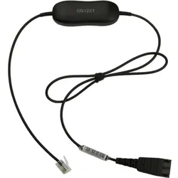 JABRA GN1221 Smart Cord QD auf RJ9 glatt 0,8m