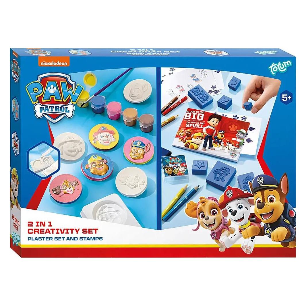 Totum 2in1 PAW Patrol Gipsabdruck- und Stempel-Bastelset (720954)