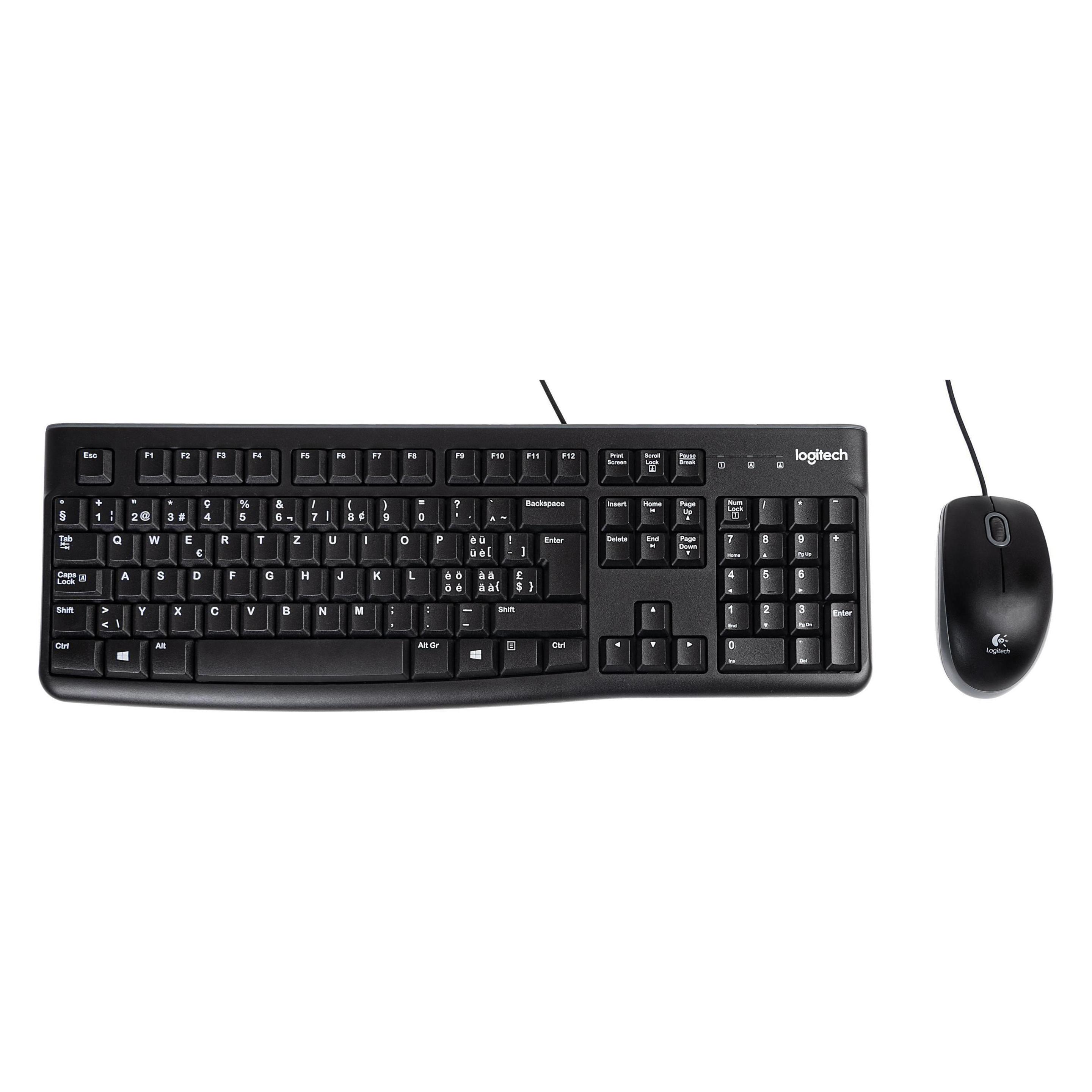 Logitech MK120 (DE, Kabelgebunden) (920-002540)
