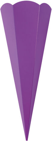 Papp-Schultüte, lila, 68 cm