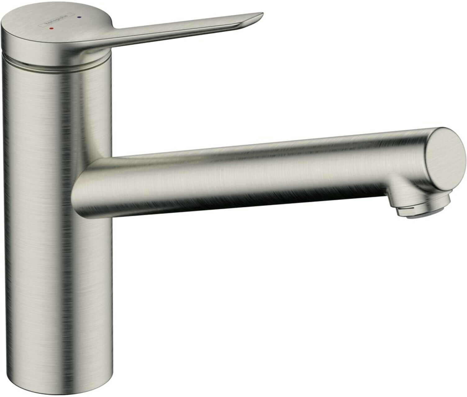 Hansgrohe Spültisch-Einhebelmischer 150 Zesis M33 1jet, Edelstahl-Optik (74802800)