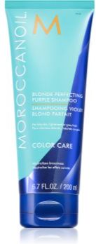 Moroccanoil Color Care Shampoo champô com tom violeta para cabelo loiro e grisalho 200 ml. Color Care Shampoo