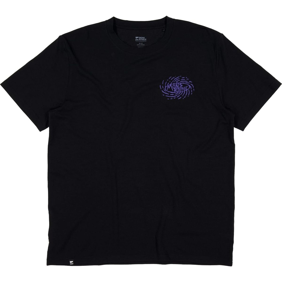 Mons Royale Mens Icon Merino Tee-shirt black (1) L 100874-1355-001-L