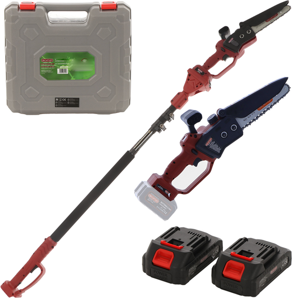 Archman PE01X - Akku-Astkettensäge + Teleskopstange - 205-265 cm - 2x 21V 4Ah