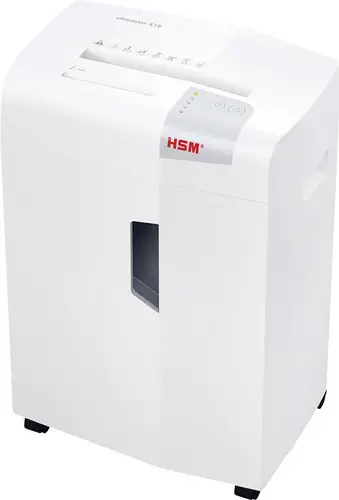 HSM X15 Aktenvernichter 15 Blatt Partikelschnitt 4 x 37mm P-4 30l Vernichtet auch Büroklammern, CDs, Kreditkarte