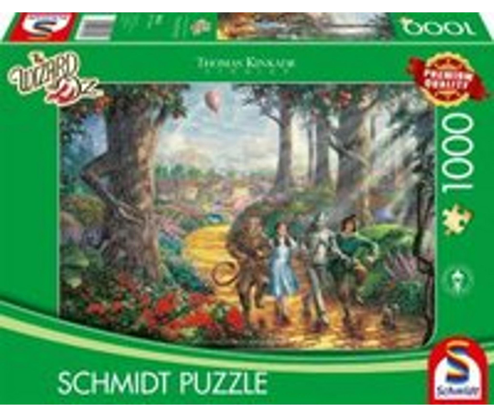 Schmidt Spiele - Wizard of Oz, Follow The Yellow Brick Road - 1000 stukjes puzzel