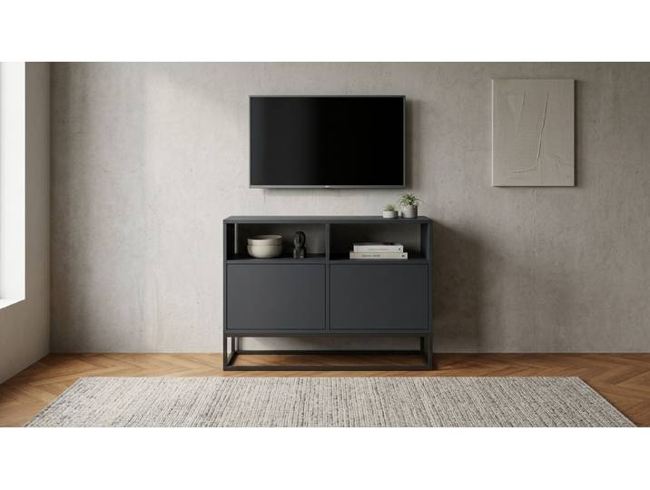 Sideboard TV Premium Dekore Schwarz