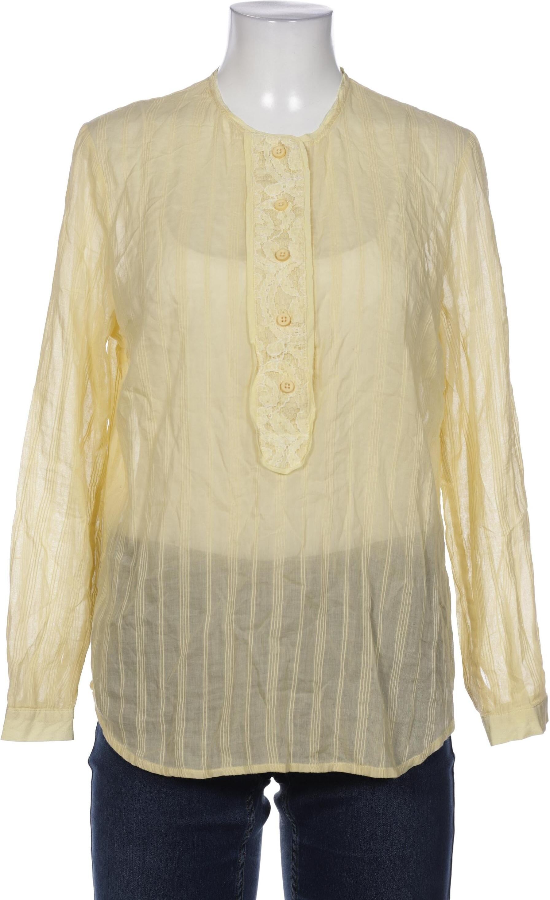 Custommade Damen Bluse, Gelb, Gr. M, kein / Etikett - Second Hand