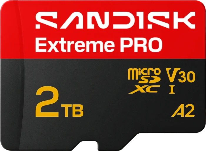 SANDISK microSDXC 2TB Extreme PRO + Rescue PRO Deluxe + SD-Adapter