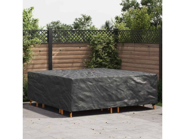 vidaXL Möbelbezug Uni Schwarz 235 x 235 x 70 cm 210D