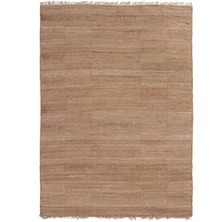 Teppich Ruanda aus Jute, handgefertigt skandinavisch, dunkelbraun, 160x230 cm, für dein Zuhause