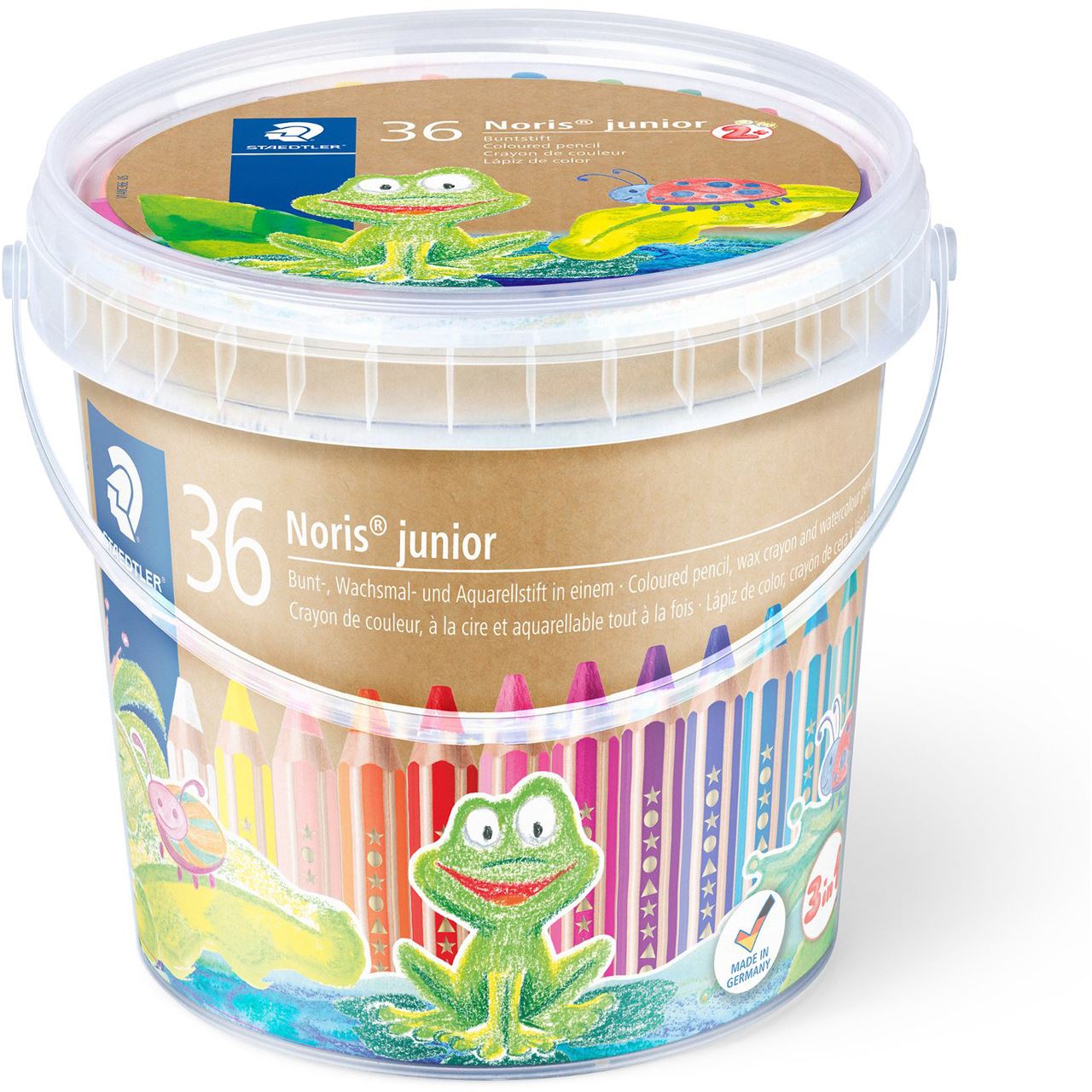 STAEDTLER Buntstifte Noris junior 36 Stk. im Eimer retail