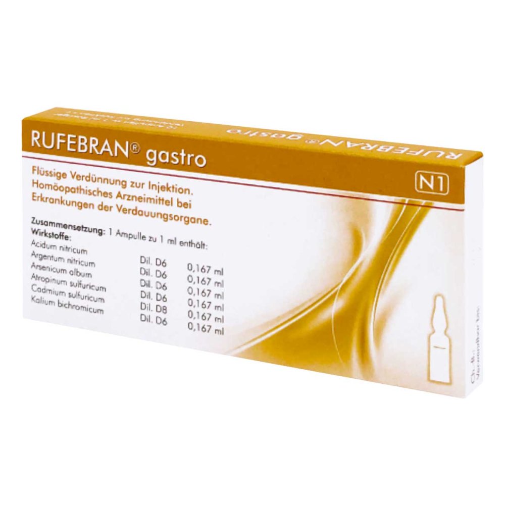 COMBUSTIN Pharmazeutische Präparate GmbH Rufebran gastro Ampullen 03799245