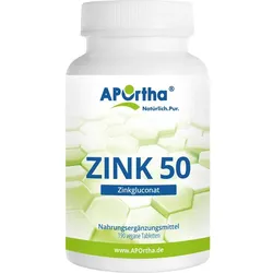 Zink 50 Zinkgluconat 190 ST