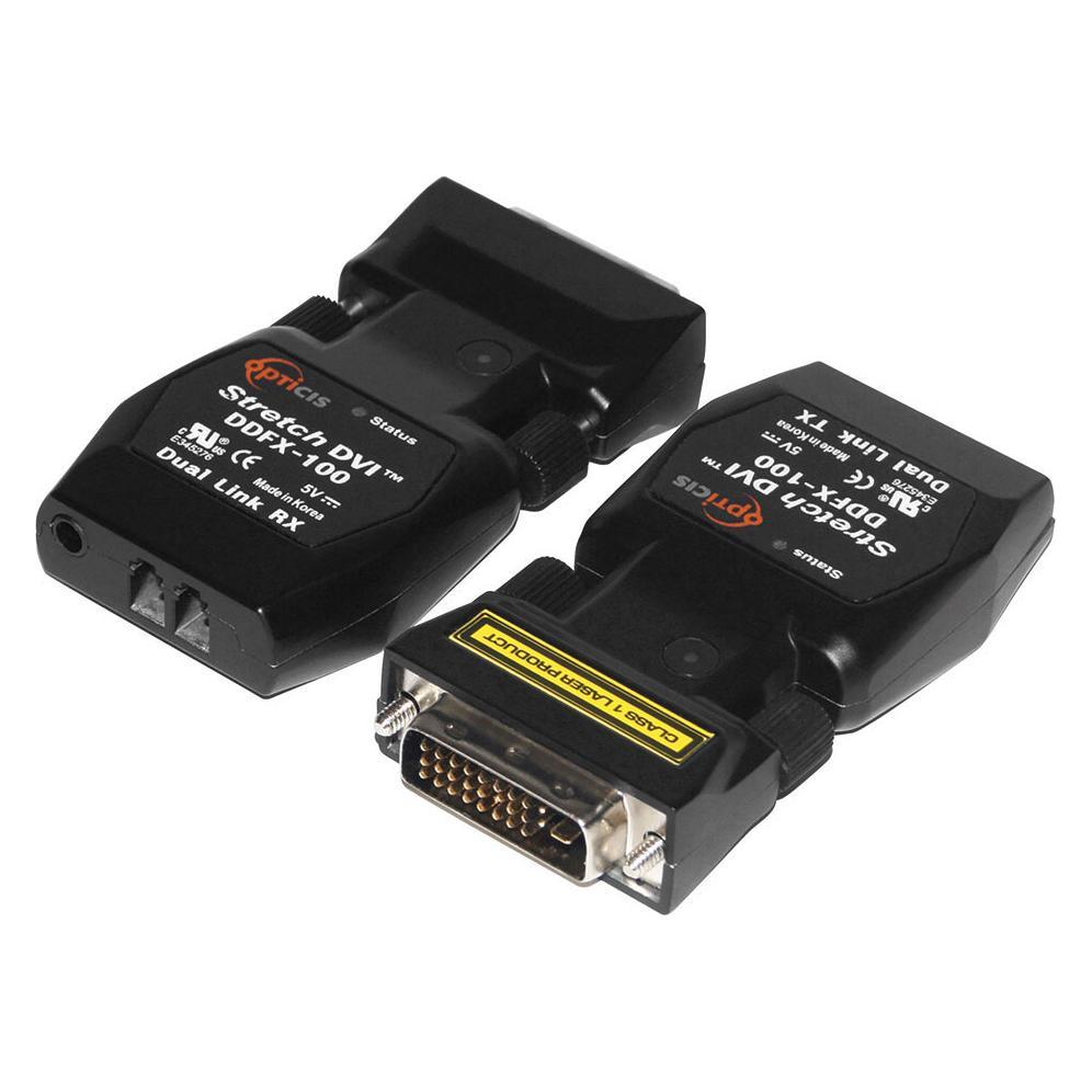 Opticis DVI D dual link extender set over fiber to 500 meters (Extender) (DDFX-100-TR)