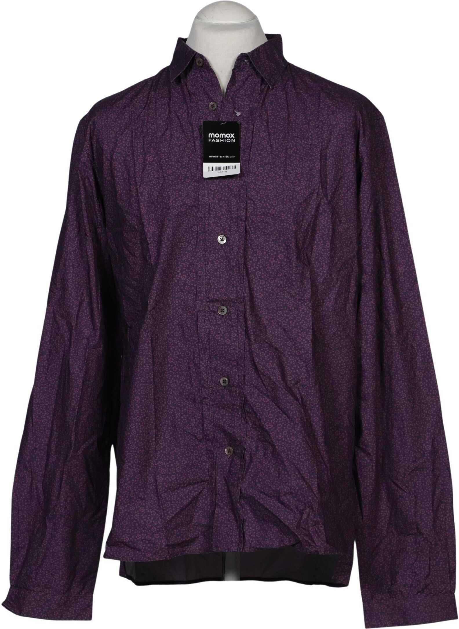 Ann Demeulemeester Herren Hemd, Lila, Gr. XL, Baumwolle - Second Hand