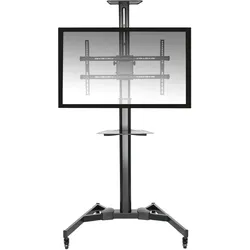 ACT TV and monitor floor stand, up to 70", VESA (50 kg, 37" - 70"), TV Ständer, Schwarz