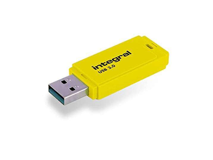 Integral 64 GB neon geel USB 3.2 Gen 1 USB-stick