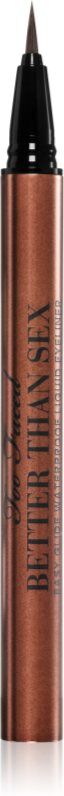 Too Faced Better Than Sex Easy Glide Waterproof Liquid Eyeliner eyeliner feutre longue tenue teinte Chocolate 6 ml