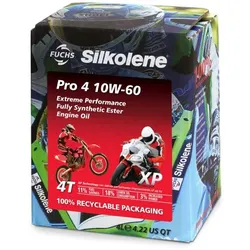 10W-60 Fuchs Silkolene Pro 4 XP Motoröl 4 Liter