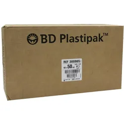 BD Plastipak Spr.50 ml Luer Lok zentr. 60X50 ml