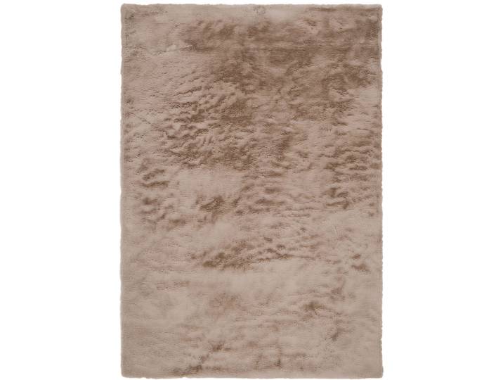 Hochflor-Teppich OCI DIE TEPPICHMARKE BUFFY SOFT, Fell Haptik , grau (taupe), B:140cm H:25mm L:200cm, Polyester, Teppiche, Hochflor-Teppich, Fellteppich, weich, alle Räume Hochflor, Langflor