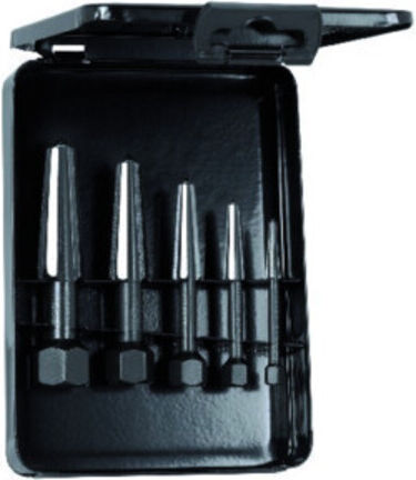 RENNSTEIG Jeu de 5 extracteurs de goujons, en trousse tissu avec lame double 5 (471 901 3)