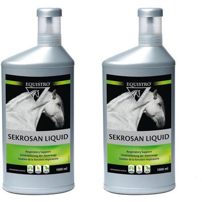 Equistro Sekrosan Liquid Erg.Futterm.flüss.f.Pferd 2x 2x1 l Flüssigkeit